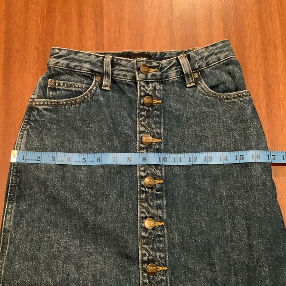 Lee vintage modern high rise midi skirt size 26 - Picture 3 of 10